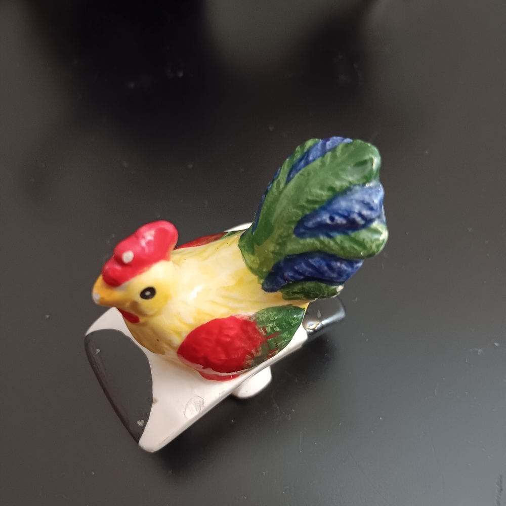Farmhouse Cow And Chicken Teapot or Creamer Pot Server. - Picture 11 of 11